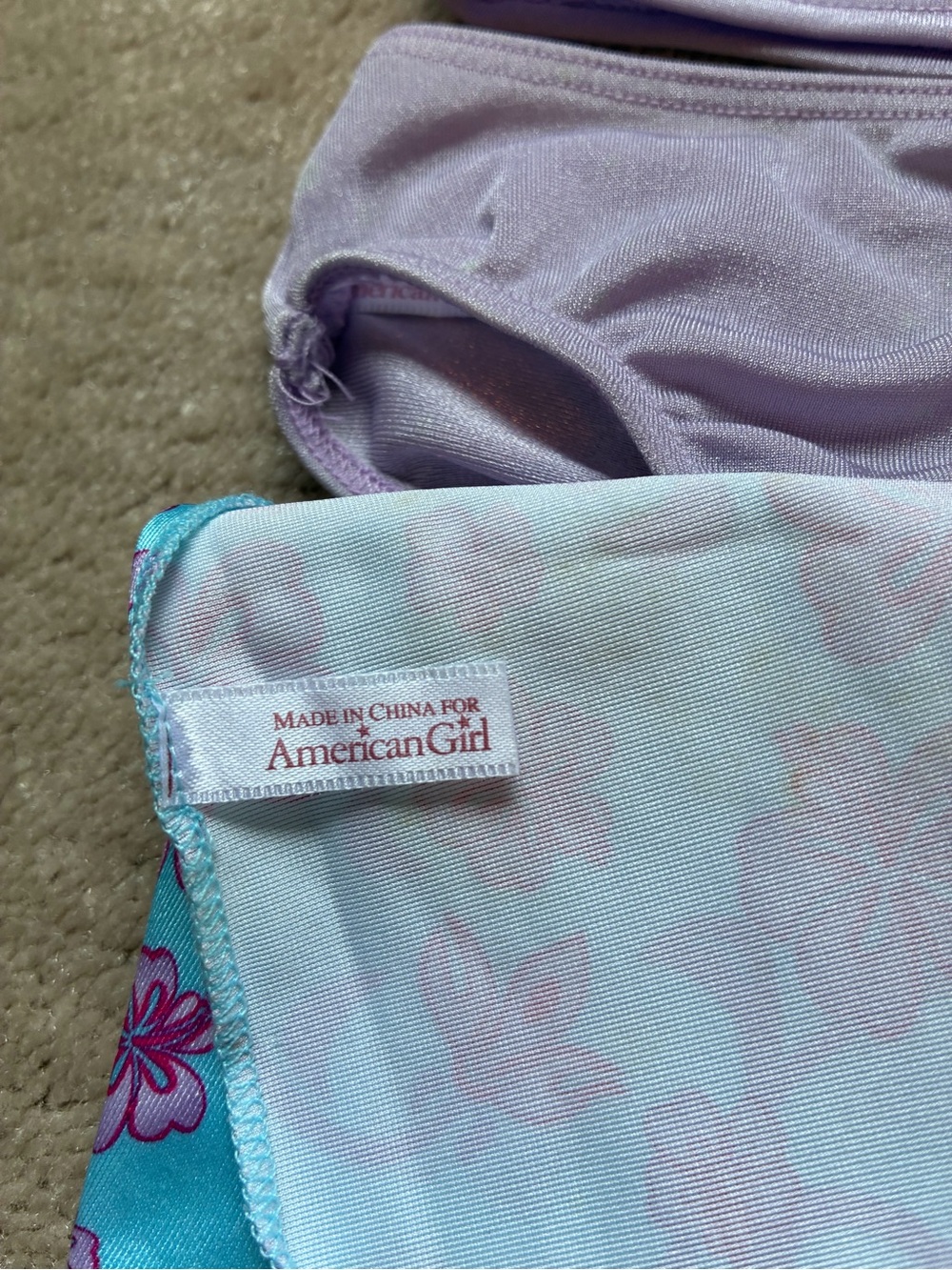 American Girl Ruffled Tankini-Complete - Picture 9 of 9